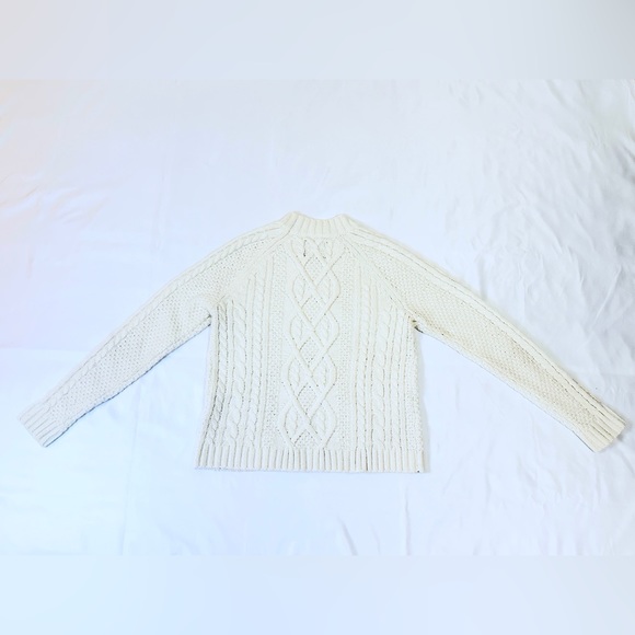 Abercrombie & Fitch Knitted Mockneck Sweater - Ivory - XS - Picture 9 of 15